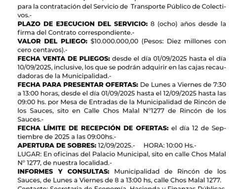 Licitación 008/2025