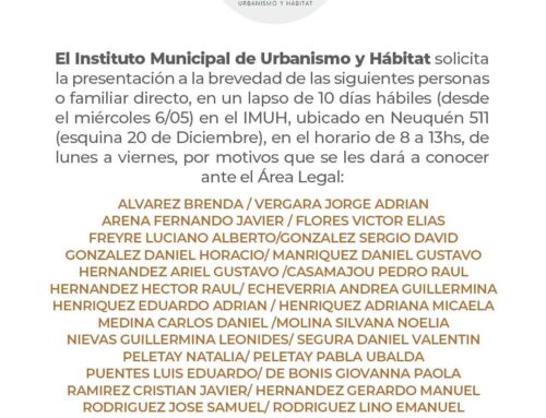 AVISO IMPORTANTE